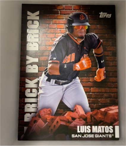 2022 Topps Pro Debut Brick By Brick #BB-18 Luis Matos — front