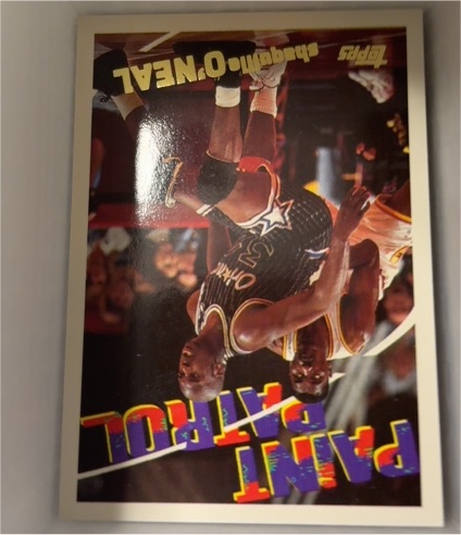 1994-95 Topps #100 Shaquille O'Neal — front