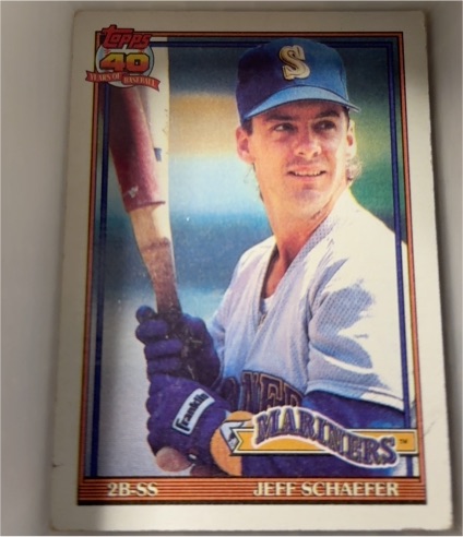 1991 Topps #681 Jeff Schaefer — front