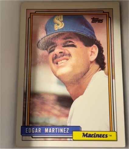 1992 Topps #553 Edgar Martinez — front
