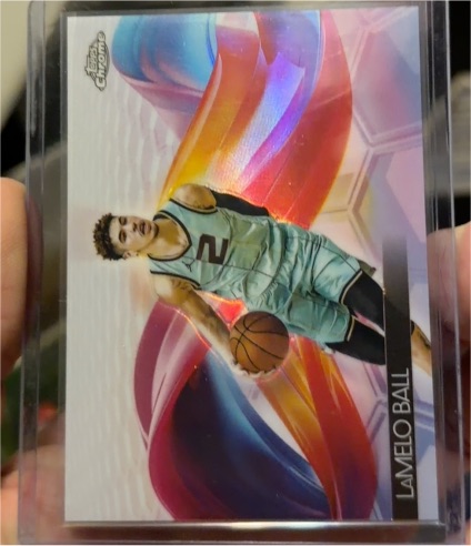 2023-24 Topps Cosmic Chrome #17 LaMelo Ball — front