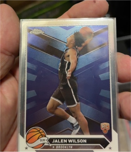 2023-24 Topps Chrome #61 Jalen Wilson Rookie — front