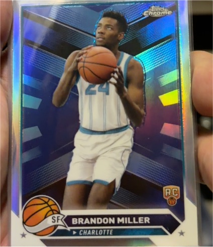 2023-24 Topps Chrome #127 Brandon Miller — front