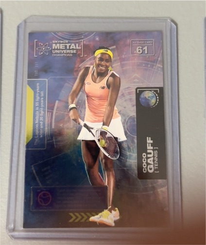 2021 Skybox Metal Universe Champions #61 Coco Gauff — front