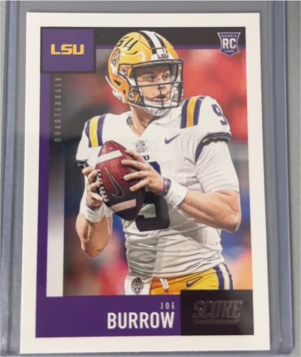 2020 Panini Score #360 Joe Burrow — front