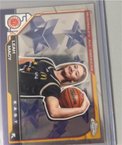 2025 Topps Chrome McDonald's All American #24 Leah Macy East — front