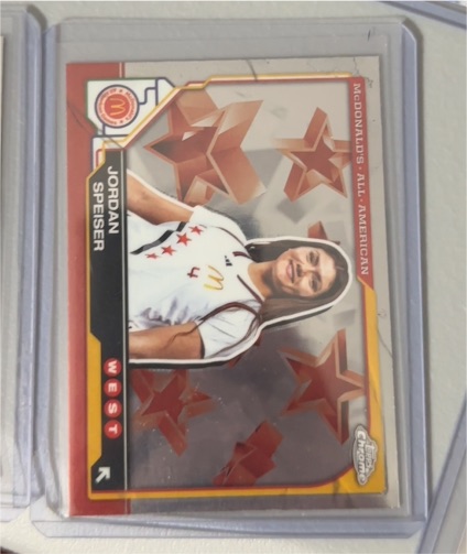 2025 Topps Chrome McDonald's All American #37 Jordan Speiser, West — front