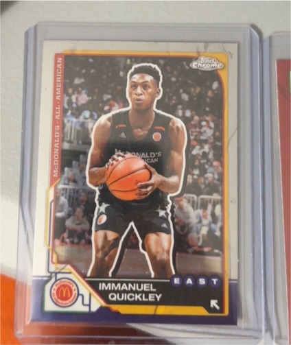 2025 Topps Chrome McDonald's All American #92 Immanuel Quickley — front