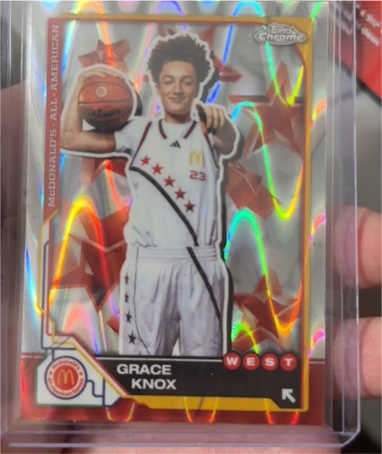 2025 Topps Chrome McDonald's All American #36 Grace Knox — front