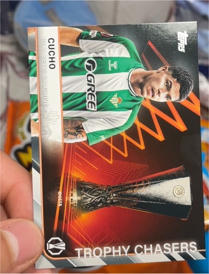 2025-26 Topps UEFA Club Competitions Trophy Chasers #TC-12 Cucho — front