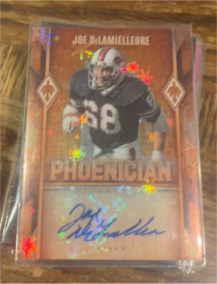 2025 Panini Phoenix #PHP-JDE Joe DeLamielleure Phoenician Penmanship — front