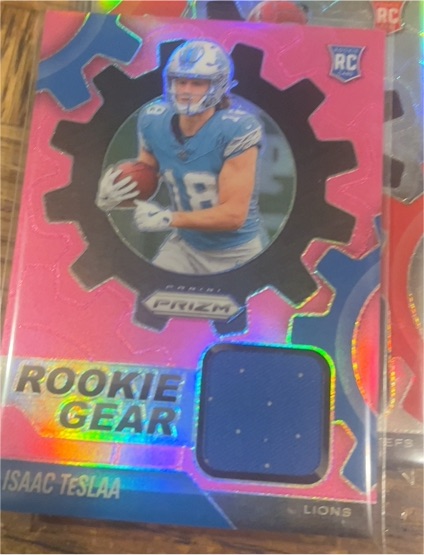 2025 Panini Prizm #RGR-ITA Isaac Teslaa Rookie Gear — front