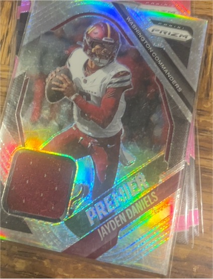 2024 Panini Prizm Premier Jerseys #PJ-JDS Jayden Daniels — front