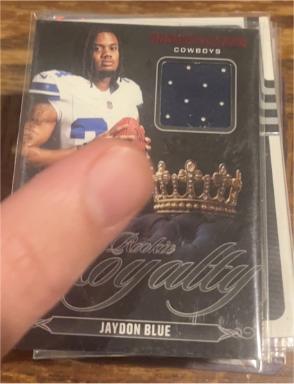 2025 Panini Rookies & Stars #RR-JBE Jaydon Blue Rookie Royalty Patch — front