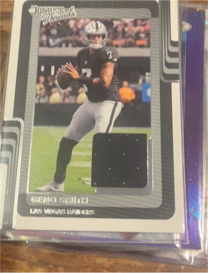 2025 Panini Donruss Threads #DTH-GSH Geno Smith — front