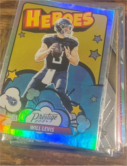 2024 Panini Prestige #15 Will Levis Heroes — front