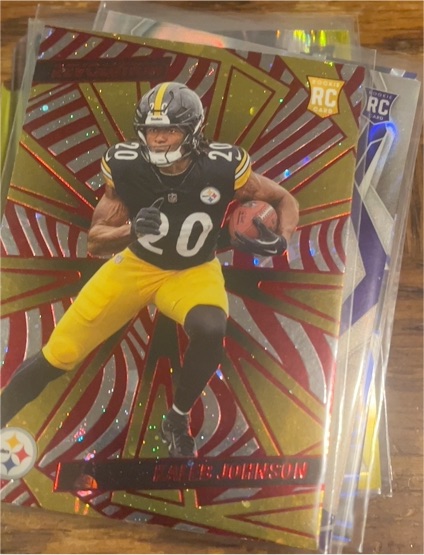 2025 Panini Revolution #223 Kaleb Johnson — front