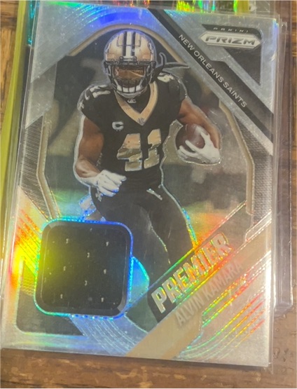 2025 Panini Prizm Premier Jerseys #PJY-AKA Alvin Kamara — front