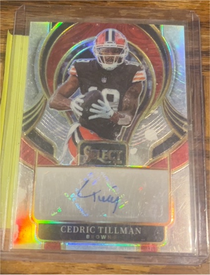 2025 Panini Select #SIP-CTN Cedric Tillman — front