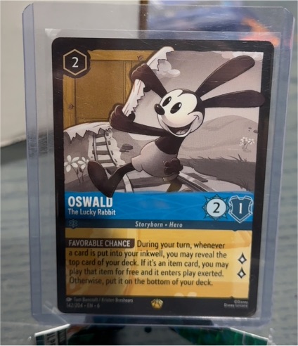 2024 Disney Lorcana #142 Oswald - The Lucky Rabbit — front