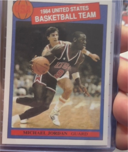 1984-1985 Star Co. United States Basketball Team #2 Michael Jordan — front
