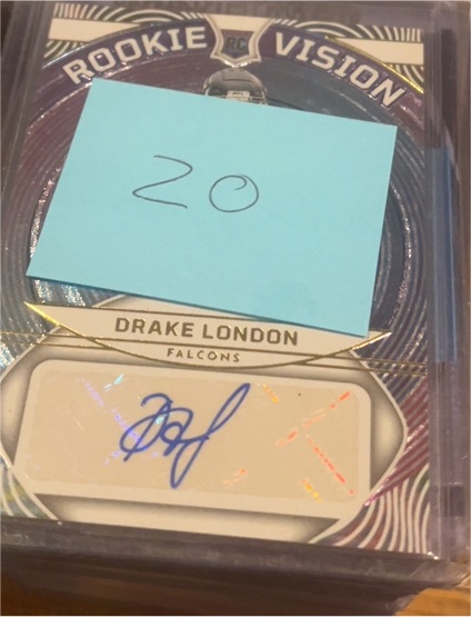 2022 Panini Illusions Rookie Vision Signatures #RVSDL Drake London — front