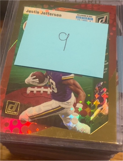 2025 Panini Donruss #AAP-JJE Justin Jefferson — front