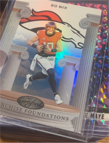 2025 Panini Certified Franchise Foundations #FFO-BNX Bo Nix — front