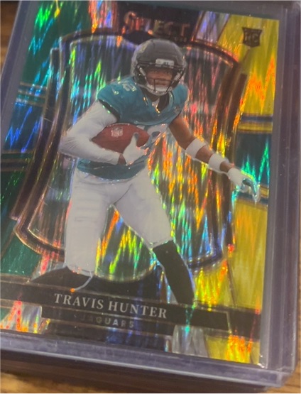 2025 Panini Select #28 Travis Hunter — front