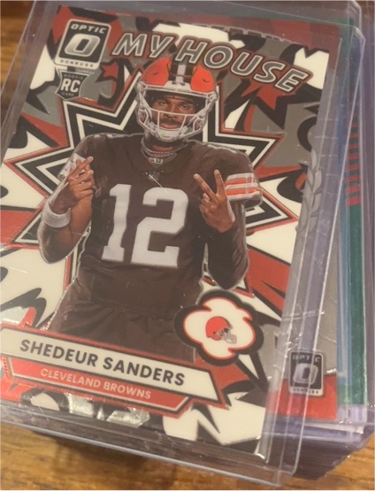 2025 Panini Donruss Optic #5 Shedeur Sanders My House Rookie Cleveland Browns — front