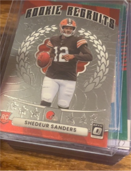 2025 Panini Donruss Optic Rookie Recruits #20 Shedeur Sanders — front