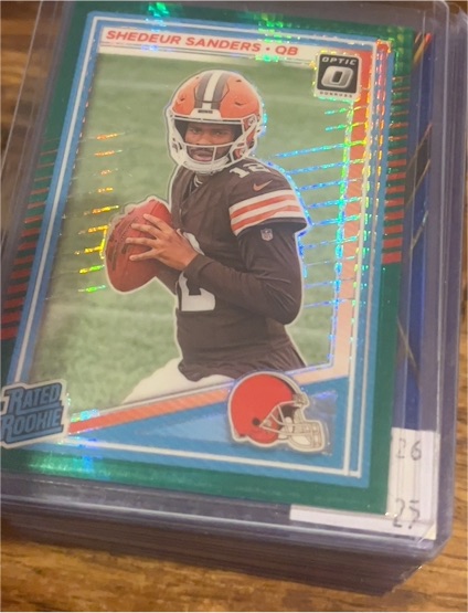 2025 Panini Donruss Optic #203 Shedeur Sanders — front