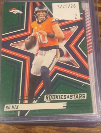 2025 Panini Rookies & Stars #4 Bo Nix — front