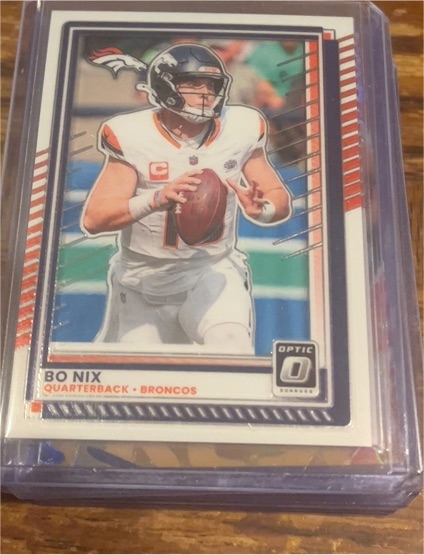 2025 Panini Donruss Optic #31 Bo Nix — front