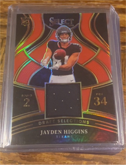 2025 Panini Select Draft Selections #DSM-JHS Jayden Higgins — front