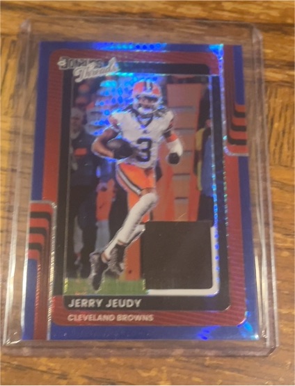 2025 Panini Donruss Optic Threads #DTBH-JJY Jerry Jeudy — front
