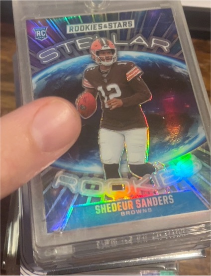2025 Panini Rookies & Stars #1 Shedeur Sanders Stellar Rookies — front