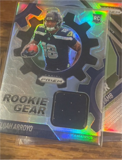 2025 Panini Prizm #RGR-EAO Elijah Arroyo Rookie Gear — front