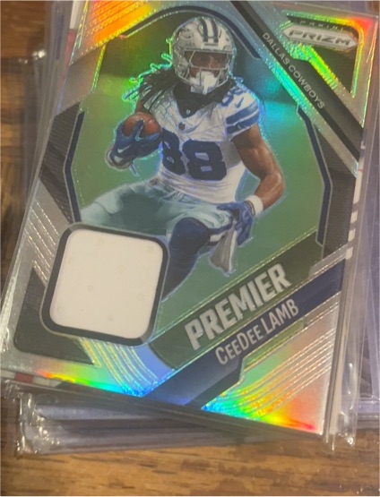 2025 Panini Prizm Premier Jerseys #PJY-CLB CeeDee Lamb — front