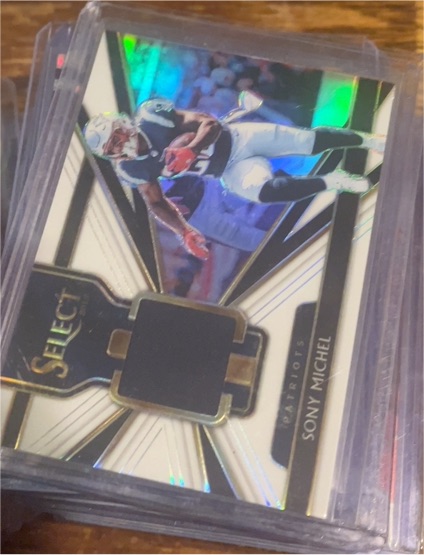 2018 Panini Select Select Swatches #14 Sony Michel — front