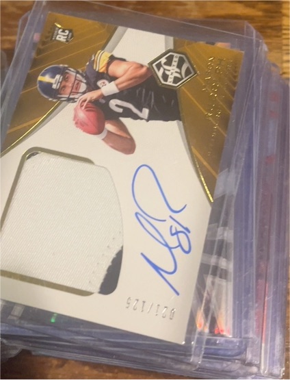 2018 Panini Limited #109 Mason Rudolph Rookie Patch Auto — front