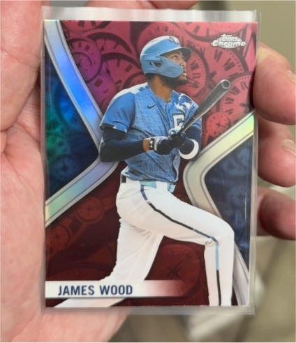2026 Topps Chrome Big Time Players #BTP-7 James Wood — front