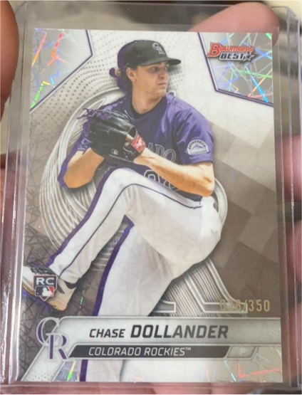 2025 Bowman's Best #30 Chase Dollander — front