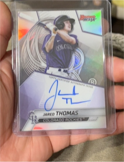 2025 Bowman's Best #B25-JTH Jared Thomas — front
