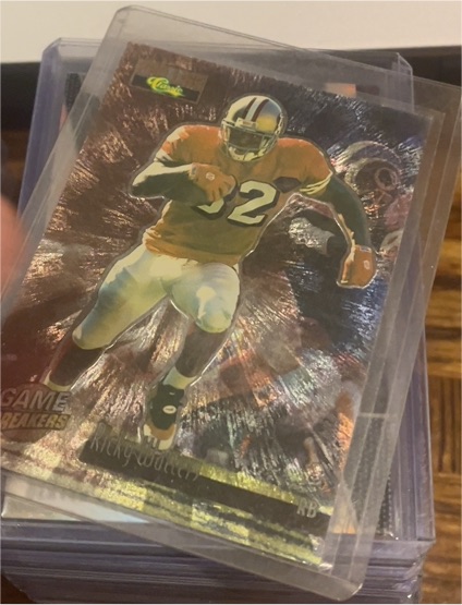 1995 Classic Pro Line Game Breakers #GB25 Ricky Watters — front