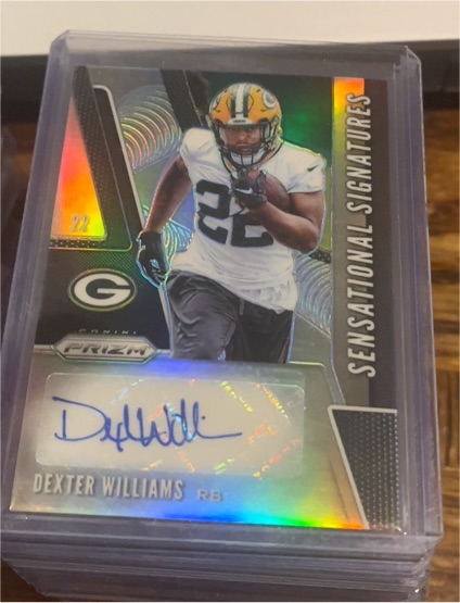 2019 Panini Prizm Sensational Signatures #SE-DEW Dexter Williams — front