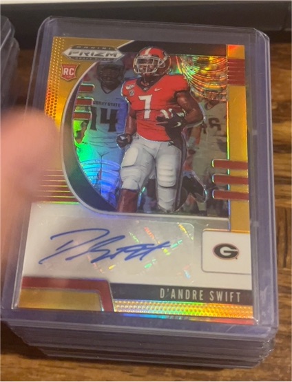 2020 Panini Prizm Draft Picks #120 D'Andre Swift — front