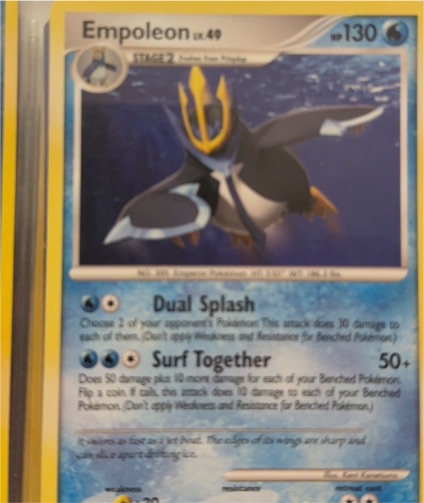 2008 Pokémon Diamond & Pearl Majestic Dawn #17 Empoleon — front
