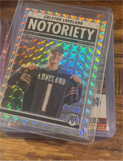 2025 Panini Mosaic Notoriety #24 Colston Loveland — front
