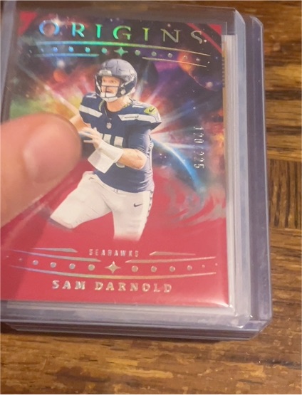 2025 Panini Origins #58 Sam Darnold — front
